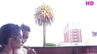 Arabelle Raphael Smoking And Making Out With Rizzo Ford