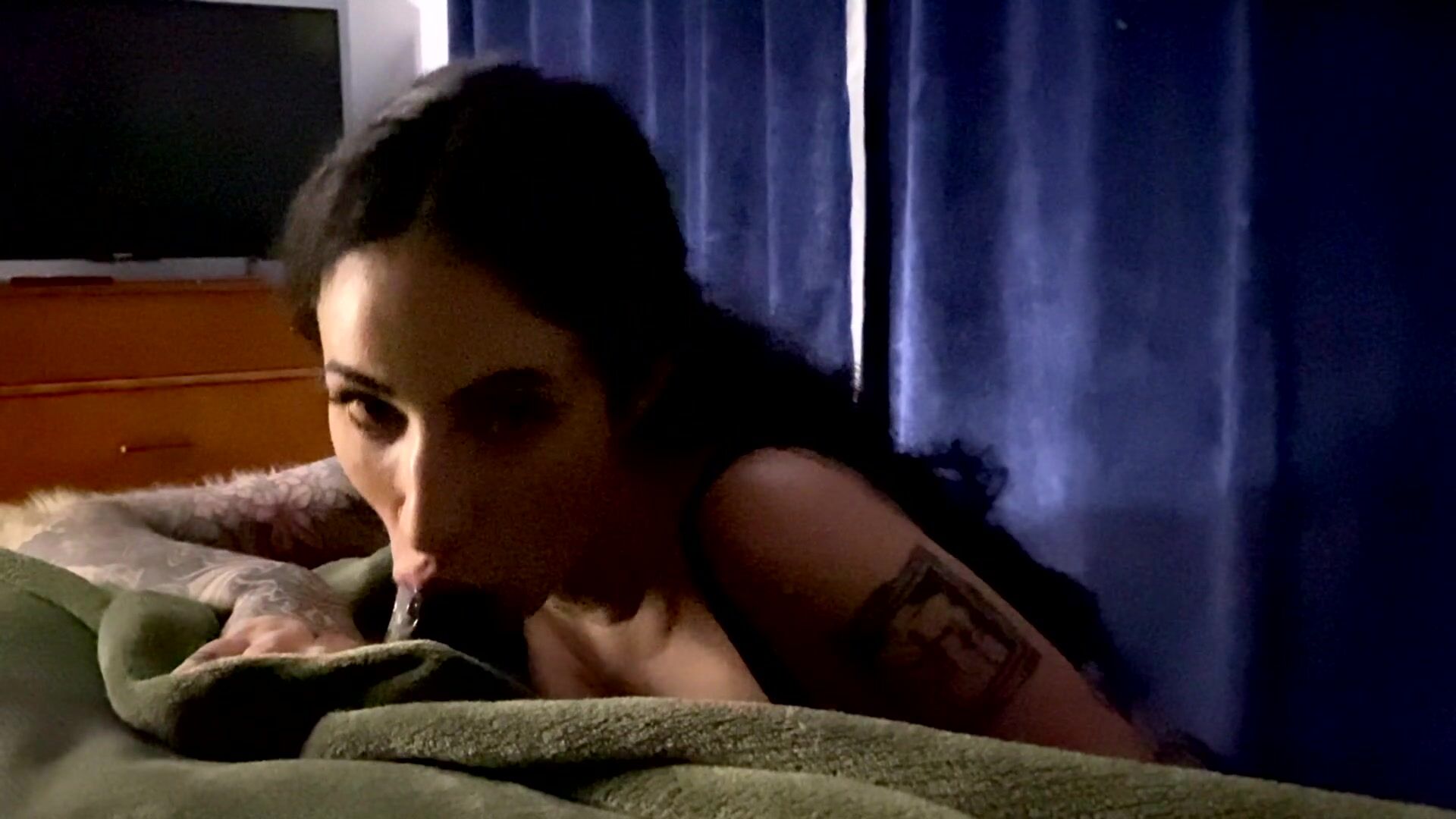 Arabelle Raphael Sneaked into Your Home to Suck Your Cock 2