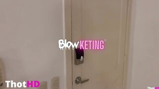 BLOWKETING Delicious blowjob from @IZAMARIPOSA in exchange for a promo for her OF