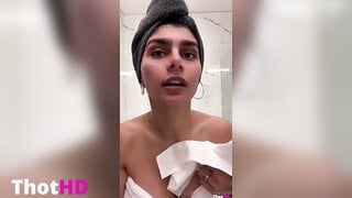 Mia Khalifa Nude Underwear Try-On of Video Leak