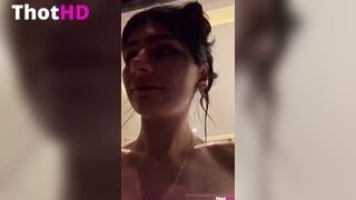Mia Khalifa Nude Thong Try-on only fans Video Leaks