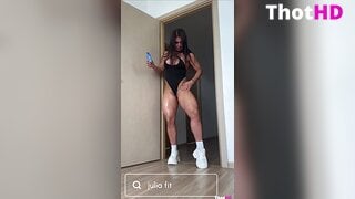 Julia Fit Hot Sexy Babe Fucked so Hard and She Started Squirting