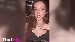 Dainty Wilder Multiple Squirts while Stuck in the Elevator