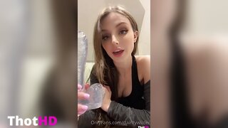 Dainty Wilder Using my BIGGEST dildo in my Ass