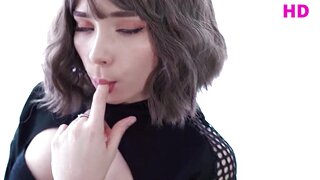 Cutie Sucks Big Dick Classmate Deeply, Fucks in different Poses and Gets a Facial Sweetie Fox