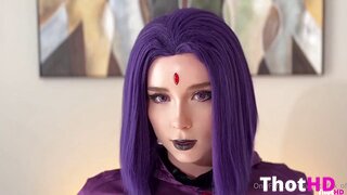 Sweetie Fox Sexy Raven Gave Herself Fucked In All Poses Till Cum Inside