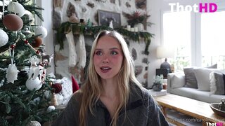 Caroline Zalog Xmas Thongs Try-On Haul