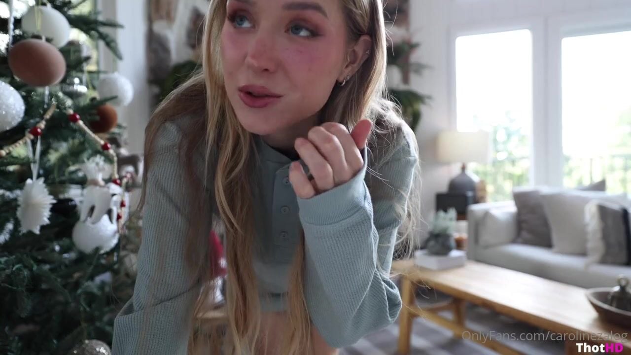 Caroline Zalog Xmas Thongs Try-On Haul