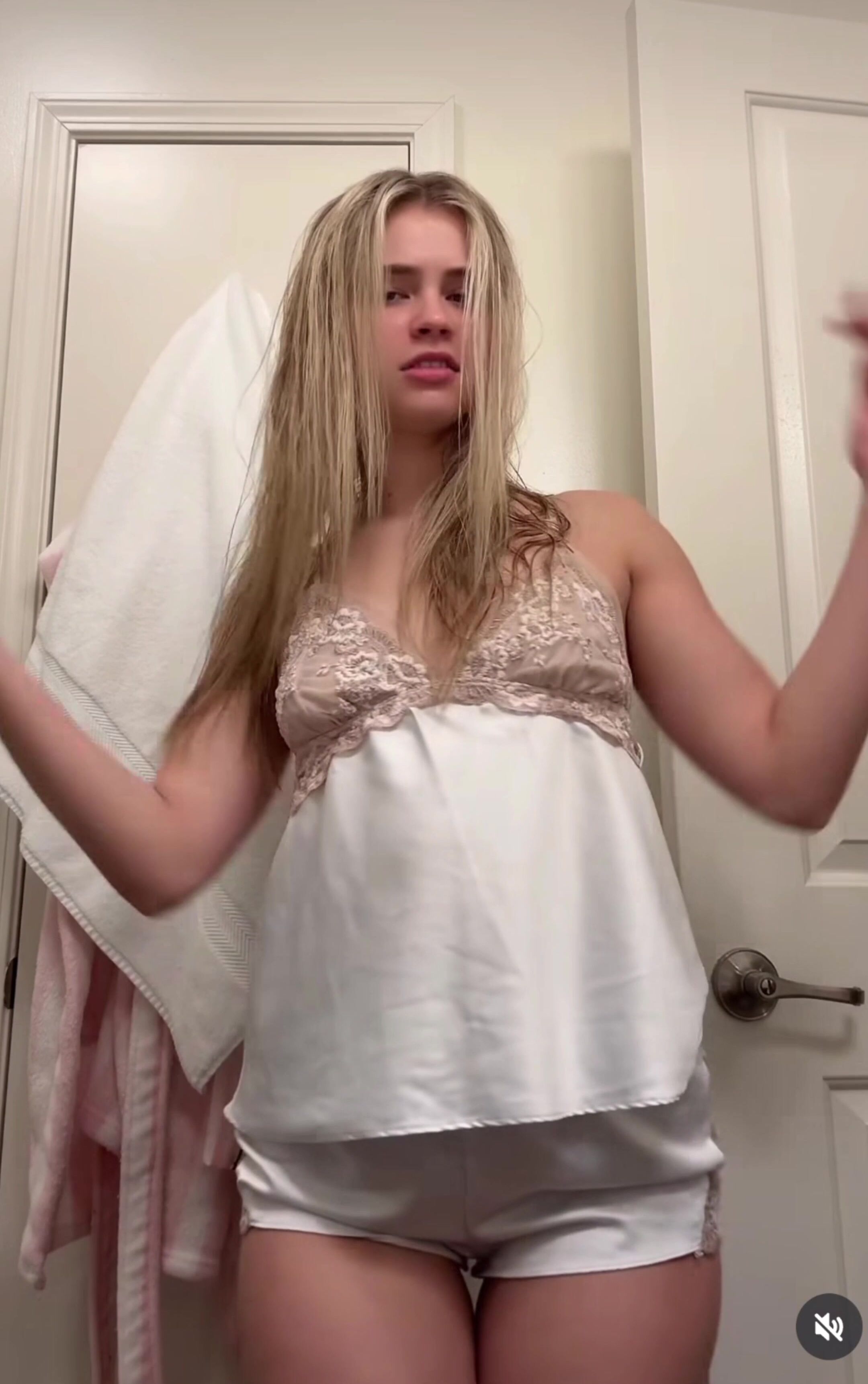 Angel Polikarpova Sexy Negligee