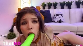 Babyfooji Leia Cosplay (Star-Wars)