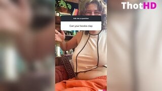 Cosmic_Kitty_Cat Braless Big Tits Clapping