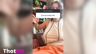 Cosmic_Kitty_Cat Braless Big Tits Clapping