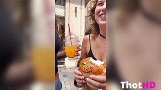 Cosmic_Kitty_Cat Braless See Thru Public
