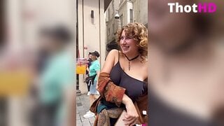 Cosmic_Kitty_Cat Braless See Thru Public