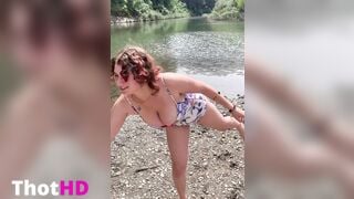 Cosmic_Kitty_Cat Outdoor Bikini Big Tits