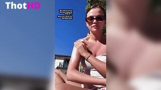 Selena Gomez Outdoor Braless Tits