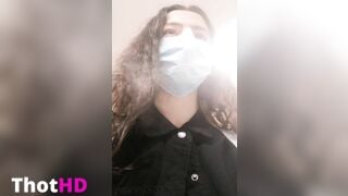insanity370 Fitting room stuffing mouth with panties
