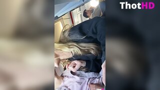 LeoLulu OF Risky Airplane Blowjob