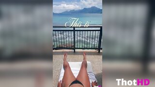 Kelis Bikini Nip Slip