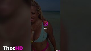 Kelis Sexy Bikini Nipslip