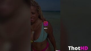 Kelis Sexy Bikini Nipslip
