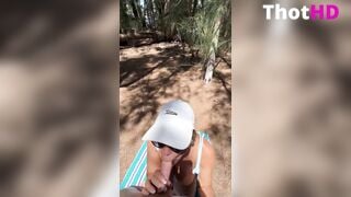 outdoor sex with horny whore