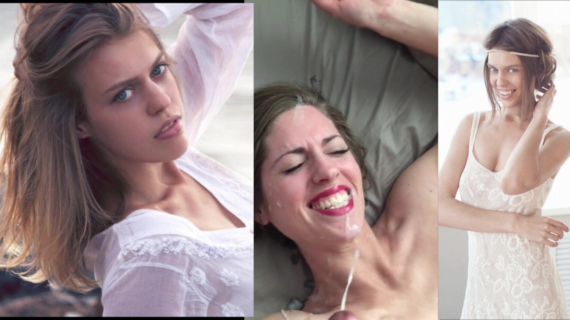 russian model mariia take a facial
