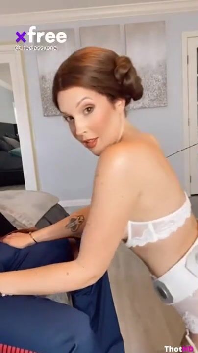 A lusty chick with whopping tits is loving the furious pound on her cock Star Wars cosplay officialnmj