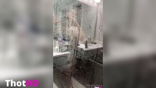 Virginia Sanhouse bathroom mirror soap standing OnlyFans Leak