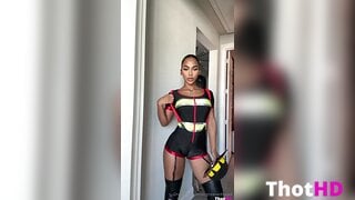 Virginia Sanhouse thighhighs standing shorts Leaked OF Video