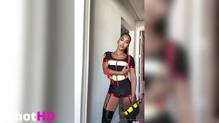 Virginia Sanhouse thighhighs standing shorts Leaked OF Video