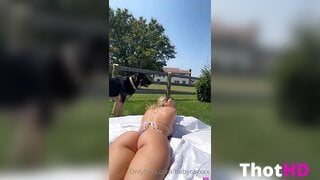 Babyrayxxx ass bikini outdoor from behind Leaked Video