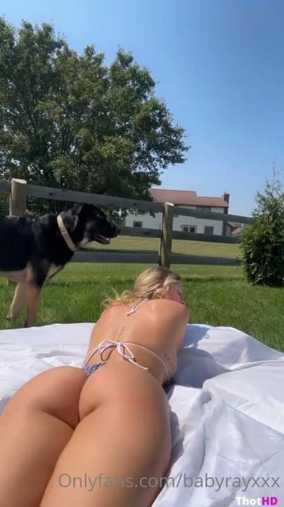 Babyrayxxx ass bikini outdoor from behind Leaked Video