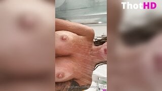 Babyrayxxx nude bathroom wet close-up OnlyFans Leak