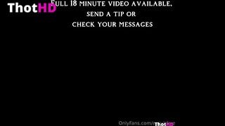 Cosvickye thighhighs masturbating couch Video