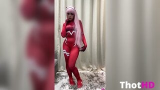 Cosvickye bodysuit standing ass from behind Video Leak