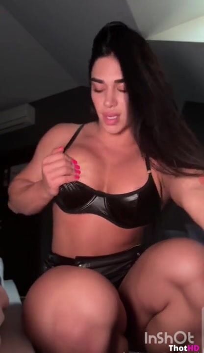 Daria Shuer miniskirt armpits squatting cleavage NSFW Video