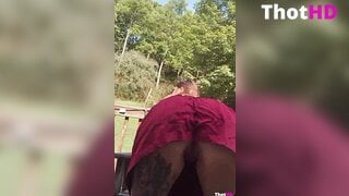 Lindzee outdoor from behind ass dress Leaked OnlyFans