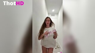 Ruby Reid bottomless standing Video
