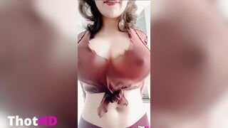 peach_jodie Jodie Peach bouncing her big tits on a red blouse