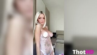 Mia Capucine Big Tits corset nipslip Tits out