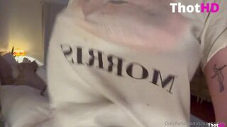 Smashedely braless masturbating Big Tits Video