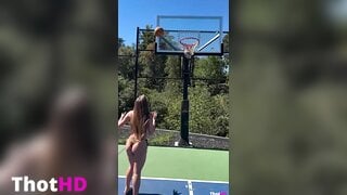 Piper Rockelle bikini outdoor ass from behind