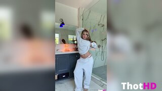 Piper Rockelle from behind ass butt crack undressing Leaked Video