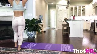 eva lovia Nude Yoga