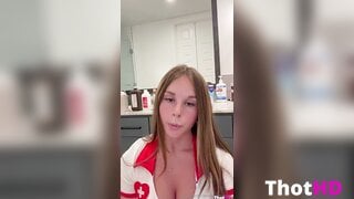LexiMarvel ass from behind cleavage short shorts