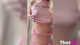 Danielle Cooper close-up ass underboob nude