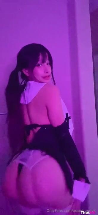 Asianbunnyx ass from behind undressing thighhighs OnlyFans Leak