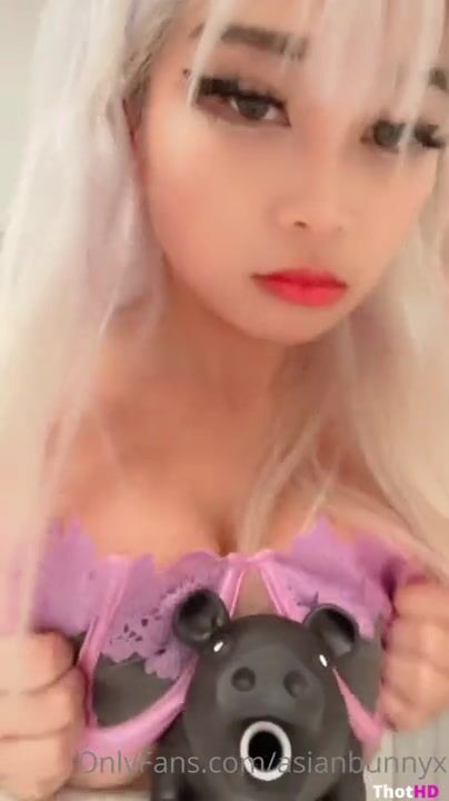 Asianbunnyx cleavage lingerie Leaked Video