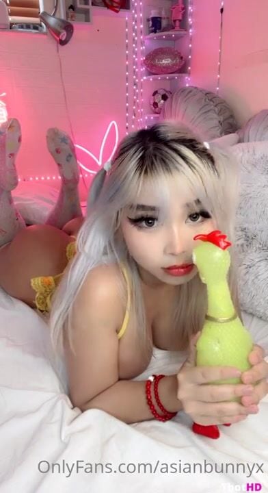 Asianbunnyx ass blowjob Dildo tongue out OnlyFans